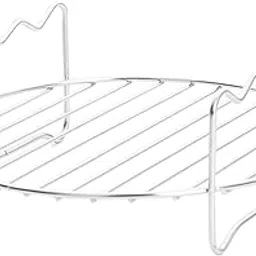 VISTORA Air Fryer Stand Metal Air Fryer Accessories for Vegetables Cookies Breakfast Round Grill-image-11