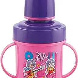 LD LUCIDO DECORE Stainless Steel Baby Spout Sipper Cup for Kids/Baby/Toddler/Boy/Girl Age 3 Months to 18 Months 320 ML-picture-26