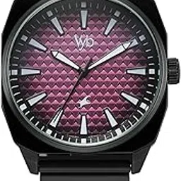 Fastrack Vyb 6.0 Drift Quartz Purple Shaped Dial Men's Watch | Stainless Steel Strap Material Analog | Guys Analog Watches - FV30030NM01-picture-29