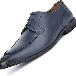 louis stitch Derby Formal Shoes for Men | Lace-Up Front Cut | Ideal for Business, Casual, Parties (RGFCBU) image 1