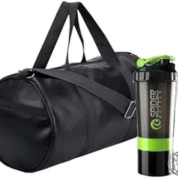 Sports Gym Bag with Shaker Bottle for Men & Women Combo of Gym Workout & Yoga Fitness Gym Backpack Bag & 500 ml Protein Bottle Duffle Bag & Travel Bag for Boys & Girls (Pack of 2)-image-53