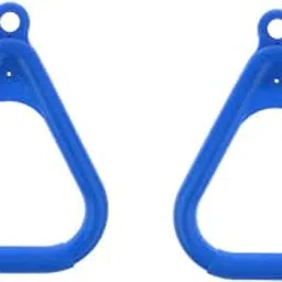 MERISHOPP Kids Trapeze Swing Rings Safe Grip Handle Swing Equipment Blue|Sporting Goods|Fitness Running & Yoga|Strength Training|Other Strength Training-image-65