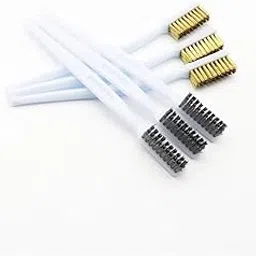 5Pcs Wire Scratch Brushes Cleaning Machinists Shop Workers Rust Removal Tool Silver-picture-55