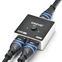 Kinivo Premium 4K HDMI Switch/Splitter HDMI Switcher - Supports 4K @ 60Hz, 3D, Full HD and Ultra HD (240BN - 2 Port)-picture-22