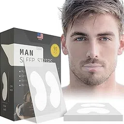Sleep Strips, Anti Snoring Sleep Strips, Deeper Sleep and Reduced Snoring, Comfortable Sleep Tap, Anti Snoring Advanced Gentle Mouth Tape for Sleeping Stop Snoring (Men)-picture-26