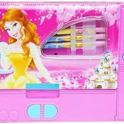 RKZ® Jumbo Multipurpose Barbie Pencil Box for Kids – Princess Pencil Case – Stationary Pencil Organizer for Girls/Birthday Gift/Return Gift-picture-45