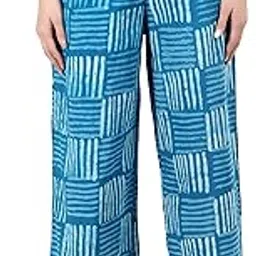 fabsay Women Handblock Printed Cotton Palazzo-picture-30