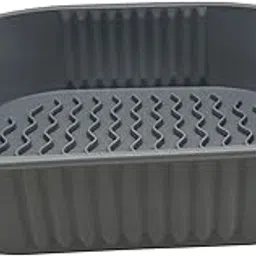 ATORSE™ Silicone Air Fryer Liner Easy to Clean Portable with Handle Air Fryer Basket Gray|Home & Garden|Kitchen Dining & Bar|Small Kitchen Appliances|Fryers-picture-17