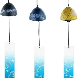 3pcs Japanese Furin Wind Chime Nambu Cast Iron Iwachu Good Luck Bells-picture-47