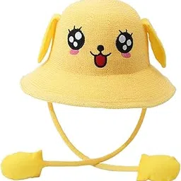 Bunny Straw Hat Cap Portable Funny Beach Hat for Summer Holidays Fancy Dress Yellow|Clothing, Shoes & Accessories | Womens Accessories | Hats-image-14