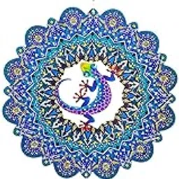 Jazzy Pearls® Wind Spinner Metal Rustproof Hanging Wind Sculpture for Yard Holidays Indoor|Home & Garden | Yard, Garden & Outdoor Living | Garden Décor| Windmills & Wind Spinners-image-4