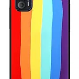NDCOM for Motorola Moto G40 Fusion Back Cover/Motorola Moto G60 Back Cover Rainbow Color Printed Metal Case-picture-29
