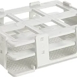 SP Scienceware Bel-Art F18514-0030 No-Wire Bottle and Vial Rack; 25-30mm, 6 Places, 5.08 x 4.15 x 1.70 in. , Polypropylene-picture-23