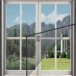 Woodluck Customizable Mosquito Net for Window | Colour Black | Size 2 ft x 2 Feet | Pre Stitched Window Net for Home | Easy DIY Installation Screen for Windows | Durable Mesh for Windows-image-73