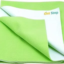 1st Step Supa - Dry Extra Absorbent Dry Sheet/Bed Protector/Mattress Protector (Green, Medium (100 * 70 cm))-picture-14