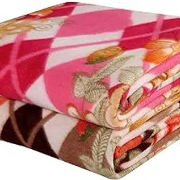 PEPONI Pack of 2 All Season Multipurpose Polar Fleece Special Heavy Winter Light Weight Polar Fleece Blanket for Bed Warm Cozy Multicolor AC Blanket (Double Bed 85X90 Inches)-picture-17
