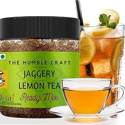 The Humble Craft Lemon Tea Ready Mix with Jaggery - Sugar Free, Preservative Free, Instant Iced/Hot Lemon Tea, Instant Natural Energy Drink Premix for Everyday Use - 250gms-picture-58