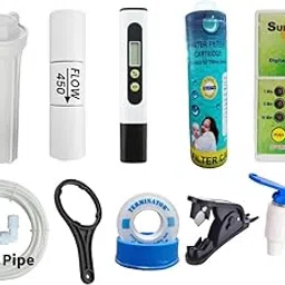 RO Water Installation Kit for Water Purifier (Pack of 12) with Digital Timer, 1-Green Carbon Filter, Cutter & 2 Connectors | Easy DIY Setup for All RO + UV + UF Systems-picture-20