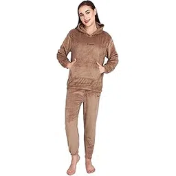Stylish Winter Woolen Night Suit Top with Cap and Pajama Set for Girls and Women – Cozy Nightwear for Ultimate Comfort-picture-11