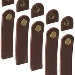 LOOM TREE® 2x5 Sets Rounded Corner Leather Buckles Purse Hasp DIY Accessories Light Brown | Sewing | Foundations & Undergarments | Purse Handles, Frames & Feet-image-72