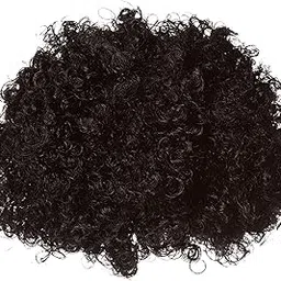 Generic Black Curly Afro Malinga Wig for Men and Women - 1PC-picture-10