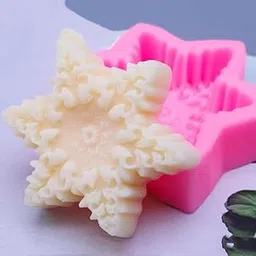 Snowflake Silicone Mould, Christmas Chocolate Soap Candle Mould Snowflake Shape DIY Crafting Art Holiday Supplies for Christmas Thanksgiving New Year (Pack of 1)-image-87