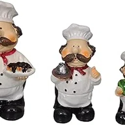 The Jolly Chef Trio - Culinary Charm for Your Kitchen Decor (Set of 3)-picture-17