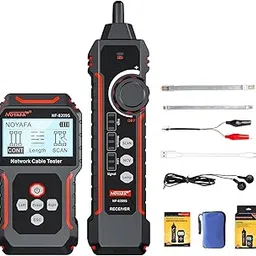 NOYAFAA NF-8209S Network Cable Tester, Ethernet Tester with PoE, NCV, Cable Length Test, Port Flashing, Multi-Function Trouble-Free Line Scan Mode, CAT5,CAT6 Line Tracer,LAN Network Cable Tracer Kits-image-7
