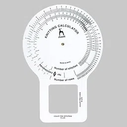Knitting Calculator Tool with 10 cm Window, Stitch and Row Counter for Crochet and pony Knitting Calculator-picture-42