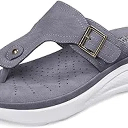 doctor extra soft Women's Ultra Lightweight Slippers/Flip-Flops with Memory Foam Cushion | Stylish & Comfortable | Casual & Fashion| Diabetic & Orthopedic Synthetic Slip-on Sandals Ladies/Girls D-621-picture-20