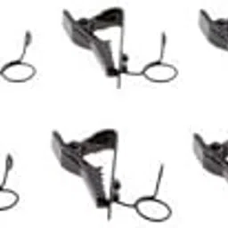ATORSE 10x10 Pieces Ring-type Lapel/Lavalier Microphone Tie Metal Clip Holder 9mm-image-2