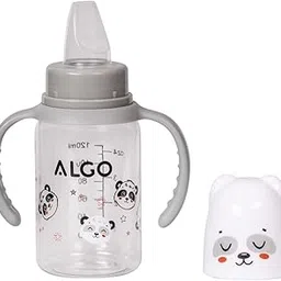 Adore Algo Jr. Baby Spout Sipper with Twin Handle- 120ML (Panda)-picture-27