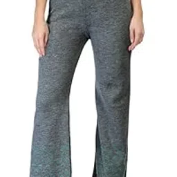 IndiWeaves Women Soft Wool Warm Printed Palazzos Pants for Winter [Pack of 1] Dark Grey-picture-30
