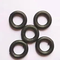 Sewing Machine Bobbin Winder Rubber O Ring (5 Pcs) Black image 1
