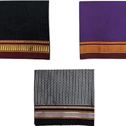 Traditional Khun Blouse Piece Material for Women, 100% Cotton Khun, Unstitched, Combo of 3 (1 meter each) – Diwali, Dussehra, Navratri, Ugadi Special, Weddings.-picture-52