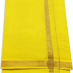 dhoties town Pure Cotton Colour Dhoties For Men Small Jari Border Colour Dhoties (30k Size 2.00 Meter)-picture-21