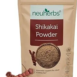 Neuherbs Shikakai Powder 100g (Pack of 1) For Men & Women | Pure & Natural Hair Cleanser for Clean and Shiny Hair | Cruelty & Paraben Free | With No Artificial Colour & Additives-picture-52