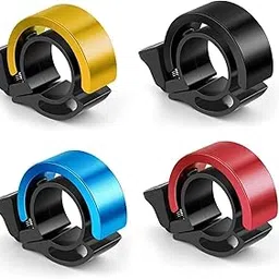 Cycle Bell, 4PCS Aluminum Bike Horn with Industrial, Loud Sound Cycle Gadgets, Universal Fit Bicycle Accessories for Adults and Kids, 4 Colour Bicycle Bell-picture-27