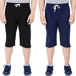 GUIDE Men's Regular Fit Three Fourth Capri-picture-50