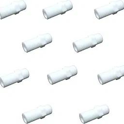 Droptech Pvc Hex Nipple 1/2" Male Thread Adaptor Connector Long Pack of 10-image-5