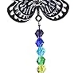 LOSA Crystal Ball Rainbow Maker Hanging Suncatcher Window Prism Decor Butterfly 1-picture-25