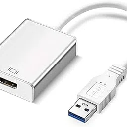 Scalebee USB to HDMI Adapter; USB 3.0/2.0 to HDMI 1080P Video Graphics Cable Converter with Audio for PC Laptop HDTV Compatible with Windows XP 7/8/8.1/10 image 1