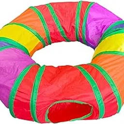 Cat Tunnel Toy Hideout Outside Play Tent and Tunnel for Bunny Kitten Outdoor-image-10