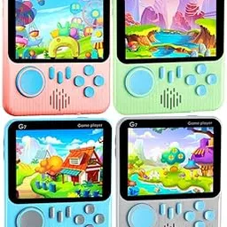 BLiSS HUES G7 Handheld Retro Video Game with 666 Games- 3.5inch LCD Screen -Slim & Portable Design Supports TV- Gift for Kids- Random Colour-picture-21