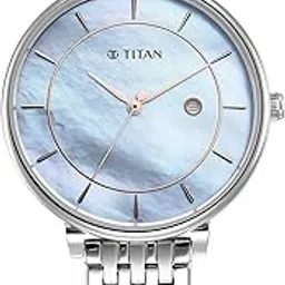 titan Workwear Blue Dial Analog with Date Stainless Steel Strap Watch for Women-NS2673SM01/NT2673SM01-picture-21