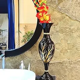 AdiCollar Flower Vase Big Size for Living Room Corner - 25 Inches Long - Black Tree -Pack of 1-picture-31