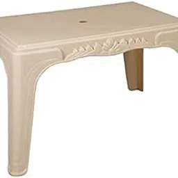Prima 5015 Center Dining Coffee Table/Tea Table/Teapoy for Home, Office & Outdoor Marble Beige Color image 1