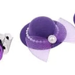 CALANDIS™ 5x3Pcs Vintage Bowler Hat Cap for 28-30cm Barbie Doll Clothes Accs Purple | Modern | Clothes & Accessories | Dolls-image-1