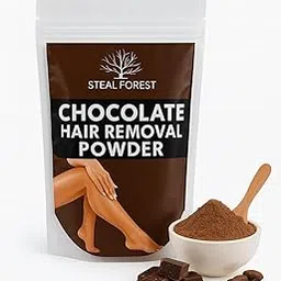 Wax Powder for Women | Herbal Hair Removal Powder for Face, Upper Lips & Chin | Gentle Face Wax for Women & Men | Safe, Natural, Easy-to-Use Waxing Powder - Cotton Cleaning Cloths (chocolate wax, Pack of 1)-picture-17