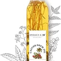 Dromen & Co Castor Brew Oil | Hydrated & Tangle free Hair | 100% Organic Wood Pressed Hair Oil With Vitamin E | Deeply Moisturizes, Repairs And Strengthens Hair-250 ml-picture-10
